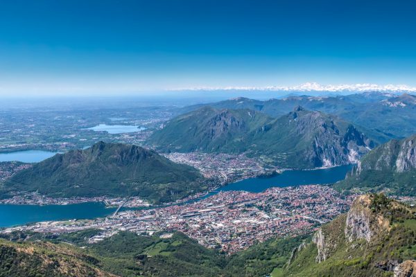 Lecco dall'alto